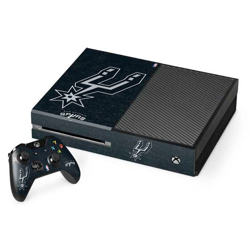 NBA San Antonio Spurs Secondary Logo Xbox One Console and Controller Bundle Skin