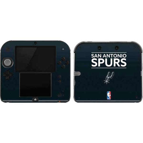 NBA San Antonio Spurs Standard - Black Nintendo 2DS Skin