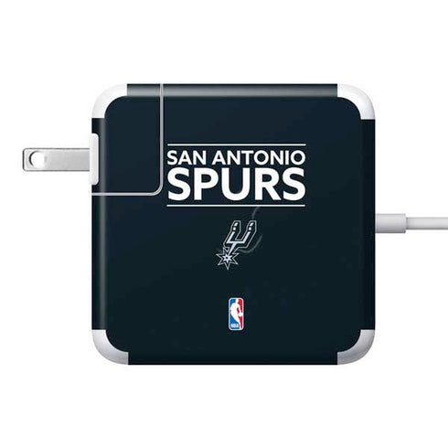 NBA San Antonio Spurs Standard - Black 85W Power Adapter (15 and 17 inch MacBook Pro Charger) Skin