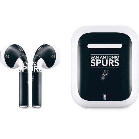 NBA San Antonio Spurs Standard - Black Apple AirPods Skin