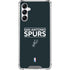 NBA San Antonio Spurs Standard - Black Gabb Phone 4 Clear Case