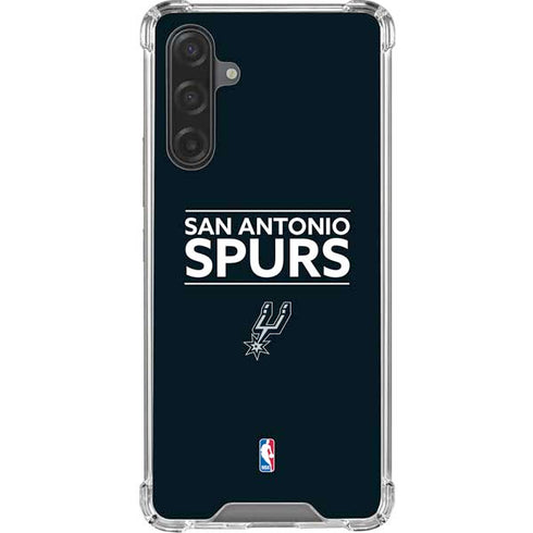 NBA San Antonio Spurs Standard - Black Galaxy A17 Clear Case