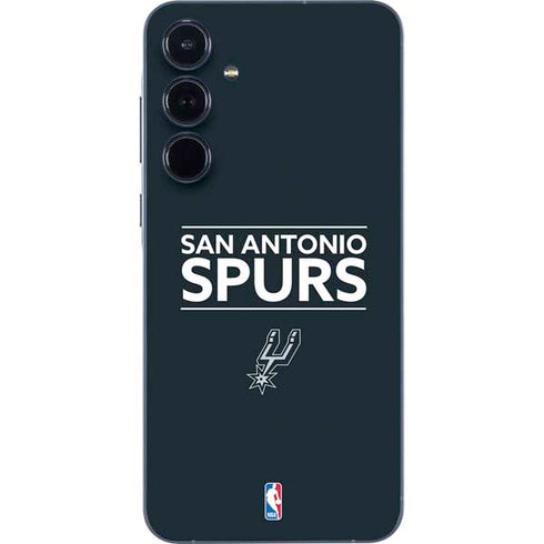 NBA San Antonio Spurs Standard - Black Galaxy A35 5G Skin