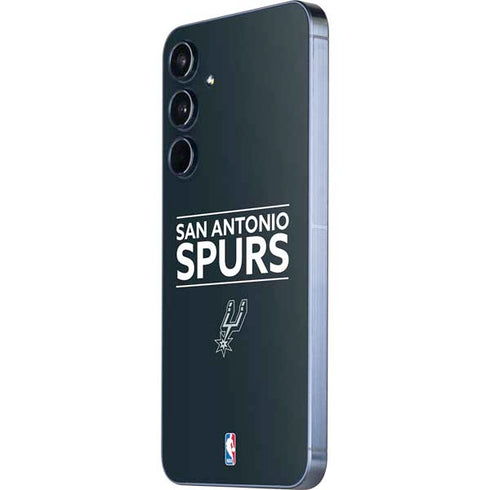 NBA San Antonio Spurs Standard - Black Galaxy A35 5G Skin