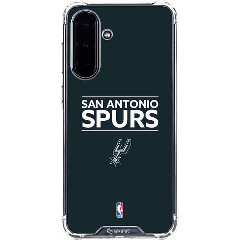 NBA San Antonio Spurs Standard - Black Galaxy A36 5G Clear Case