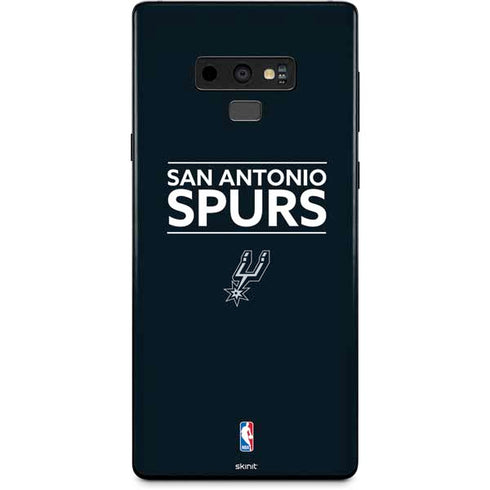 NBA San Antonio Spurs Standard - Black Galaxy Note 9 Skin
