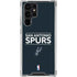 NBA San Antonio Spurs Standard - Black Galaxy S23 Ultra Clear Case
