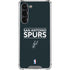 NBA San Antonio Spurs Standard - Black Galaxy S24 FE Clear Case