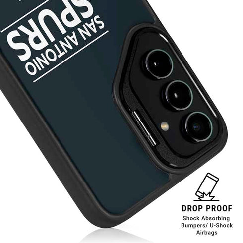 NBA San Antonio Spurs Standard - Black Galaxy S25 Kickstand Case