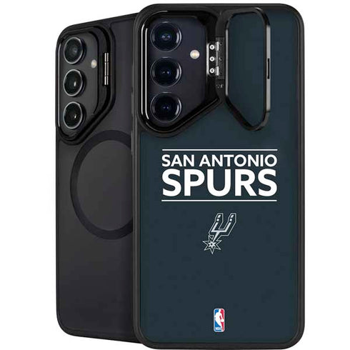 NBA San Antonio Spurs Standard - Black Galaxy S25 Plus Kickstand Case