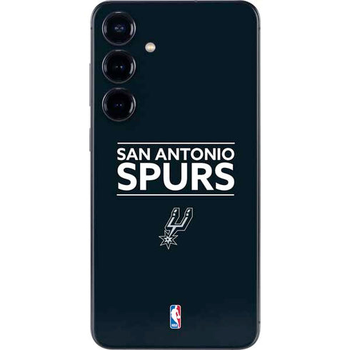 NBA San Antonio Spurs Standard - Black Galaxy S25 Skin