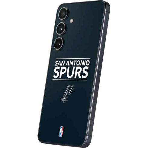 NBA San Antonio Spurs Standard - Black Galaxy S25 Skin