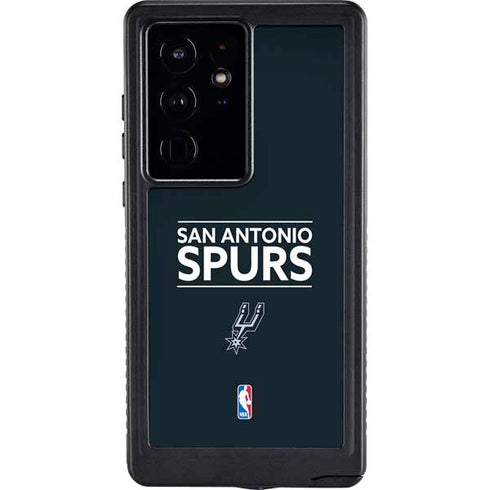 NBA San Antonio Spurs Standard - Black Galaxy S24 Ultra Waterproof Case