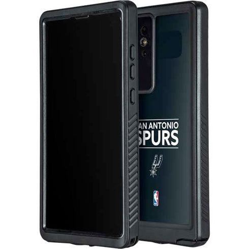 NBA San Antonio Spurs Standard - Black Galaxy S24 Ultra Waterproof Case