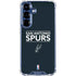 NBA San Antonio Spurs Standard - Black Galaxy S25 Plus Clear Case
