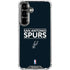 NBA San Antonio Spurs Standard - Black Galaxy S26 Plus Clear Case
