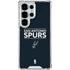 NBA San Antonio Spurs Standard - Black Galaxy S26 Ultra Clear Case