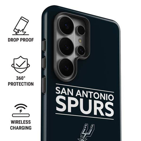 NBA San Antonio Spurs Standard - Black Galaxy S26 Ultra Impact Case
