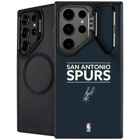 NBA San Antonio Spurs Standard - Black Galaxy S26 Ultra Kickstand Case