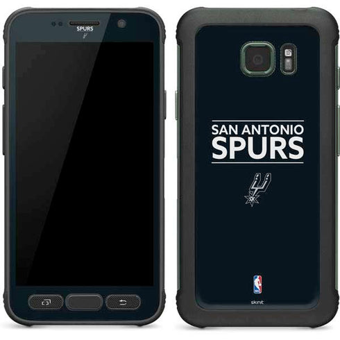 NBA San Antonio Spurs Standard - Black Galaxy S7 Active Skin