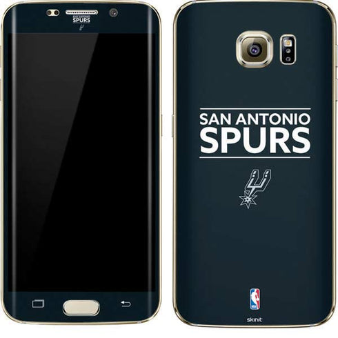 NBA San Antonio Spurs Standard - Black Galaxy S7 Edge Skin
