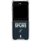 NBA San Antonio Spurs Standard - Black Galaxy Z Flip6 Clear Case
