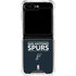 NBA San Antonio Spurs Standard - Black Galaxy Z Flip6 Clear Case