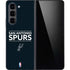 NBA San Antonio Spurs Standard - Black Galaxy Z Fold5 5G Skin
