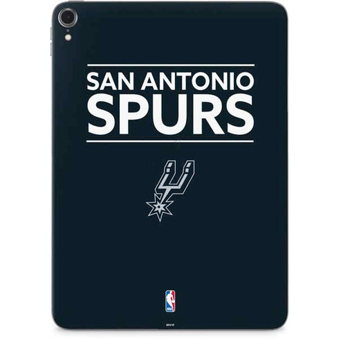 NBA San Antonio Spurs Standard - Black Apple iPad Pro Skin