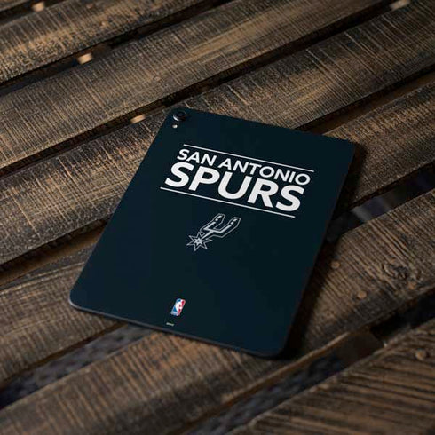 NBA San Antonio Spurs Standard - Black Apple iPad Pro Skin