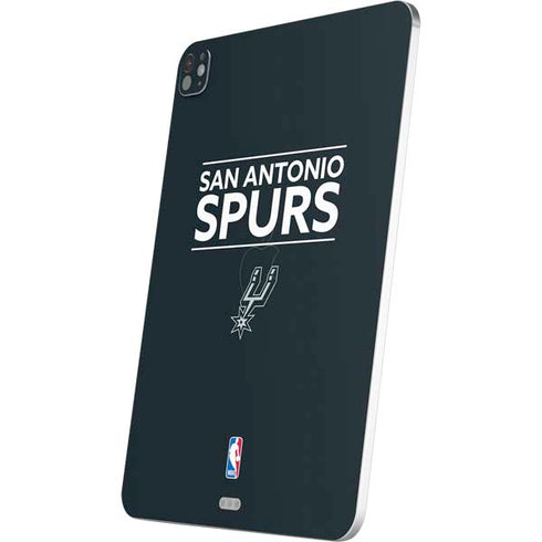 NBA San Antonio Spurs Standard - Black iPad Pro 13in M4 (2024) Skin