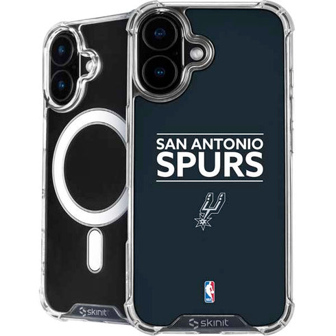 NBA San Antonio Spurs Standard - Black iPhone 16 MagSafe Case