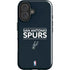 NBA San Antonio Spurs Standard - Black iPhone 16 Plus Impact Case