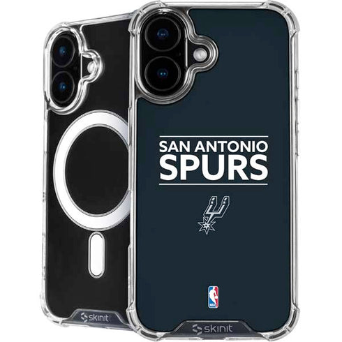 NBA San Antonio Spurs Standard - Black iPhone 16 Plus MagSafe Case