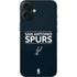 NBA San Antonio Spurs Standard - Black iPhone 16 Plus Skin