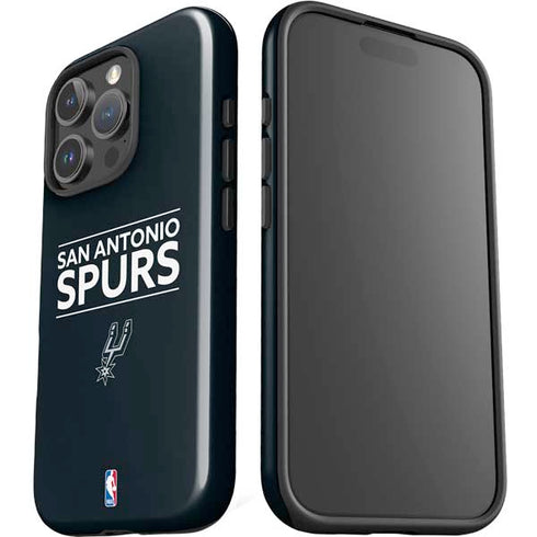 NBA San Antonio Spurs Standard - Black iPhone 16 Pro Impact Case