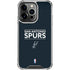 NBA San Antonio Spurs Standard - Black iPhone 16 Pro Max Clear Case