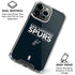 NBA San Antonio Spurs Standard - Black iPhone 16 Pro Max Clear Case