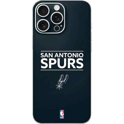 NBA San Antonio Spurs Standard - Black iPhone 16 Pro Max Skin