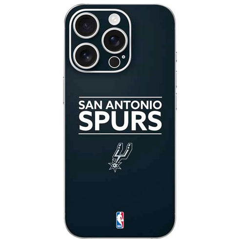 NBA San Antonio Spurs Standard - Black iPhone 16 Pro Skin