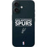 NBA San Antonio Spurs Standard - Black iPhone 16 Skin
