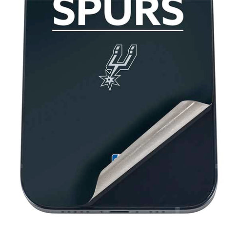 NBA San Antonio Spurs Standard - Black iPhone 16 Skin