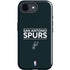 NBA San Antonio Spurs Standard - Black iPhone 16e Impact Case