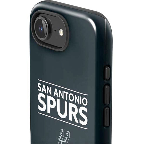 NBA San Antonio Spurs Standard - Black iPhone 16e Impact Case