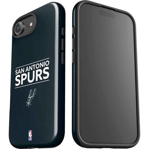 NBA San Antonio Spurs Standard - Black iPhone 16e Impact Case