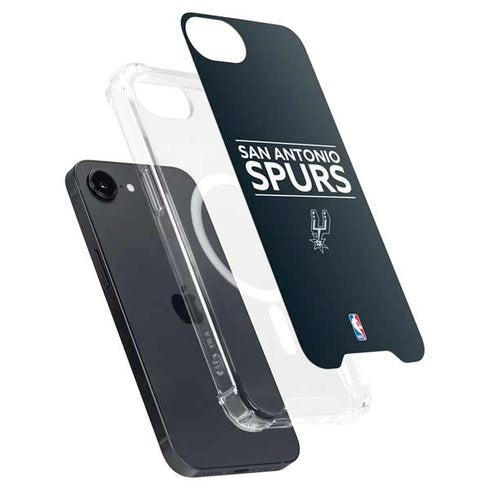 NBA San Antonio Spurs Standard - Black iPhone 16e MagSafe Case