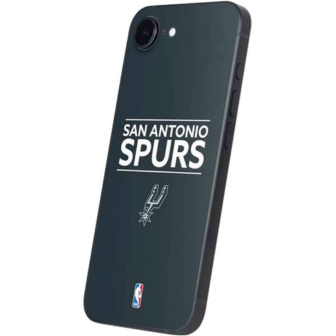NBA San Antonio Spurs Standard - Black iPhone 16e Skin