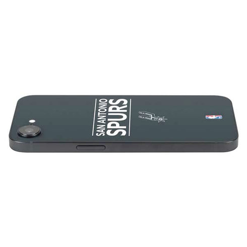 NBA San Antonio Spurs Standard - Black iPhone 16e Skin