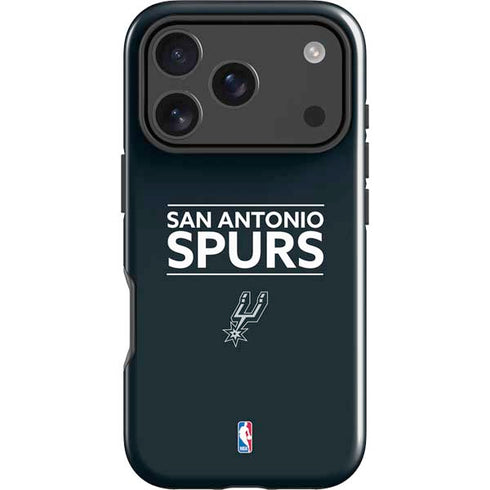 NBA San Antonio Spurs Standard - Black iPhone 18 Pro Impact Case