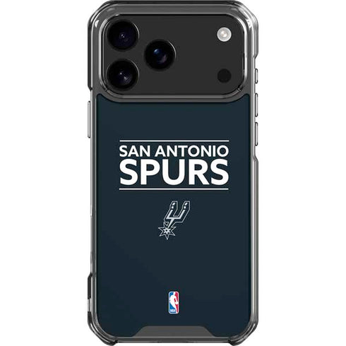 NBA San Antonio Spurs Standard - Black iPhone 18 Pro Max Clear Case